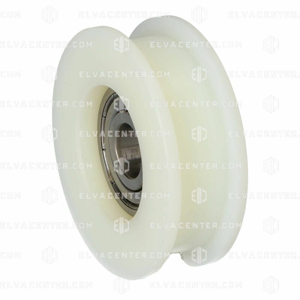 Forsid, door roller Ø58