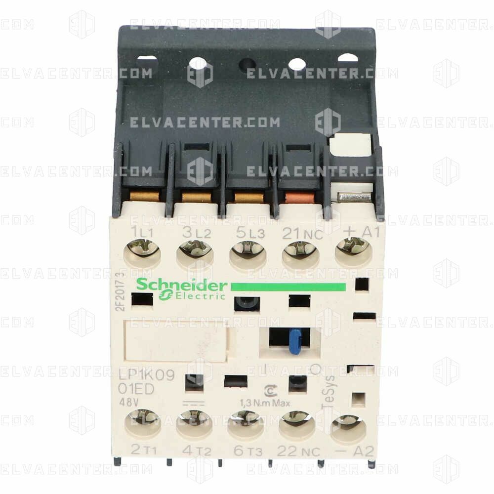 Schneider, Contactor 9A 48Vcc - LP1K0901ED - Shop Elvacenter