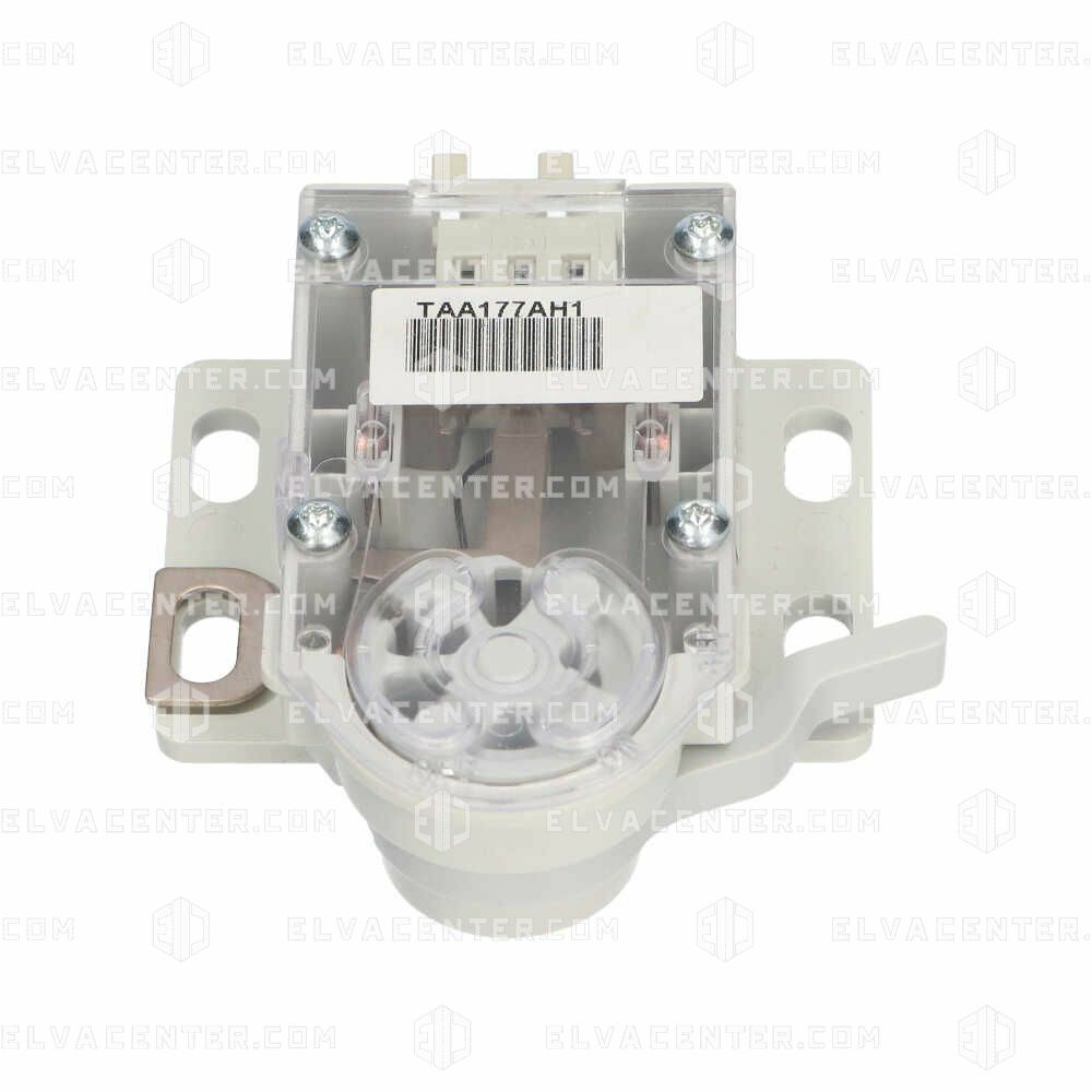 OTIS, Contact voor snelheidsbegrenzer en terugzendwiel links