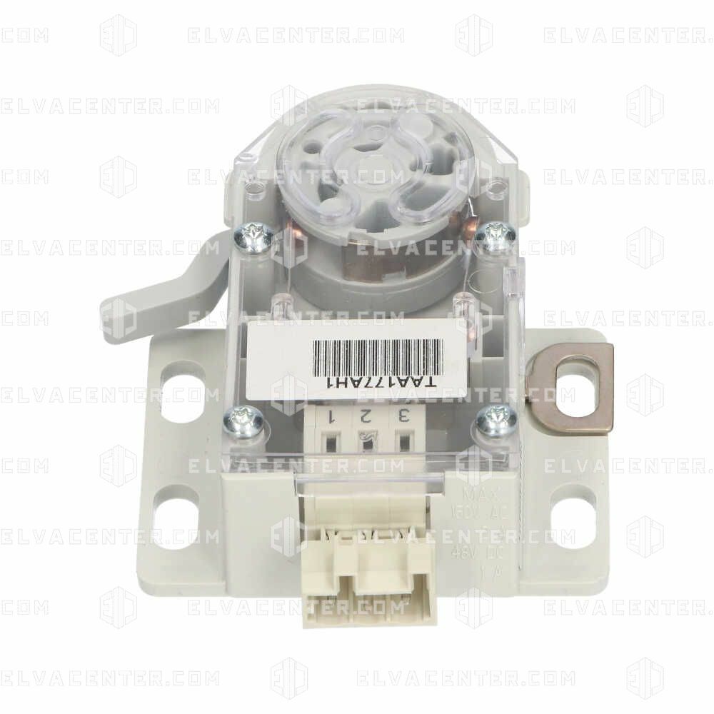 OTIS, Contact voor snelheidsbegrenzer en terugzendwiel links