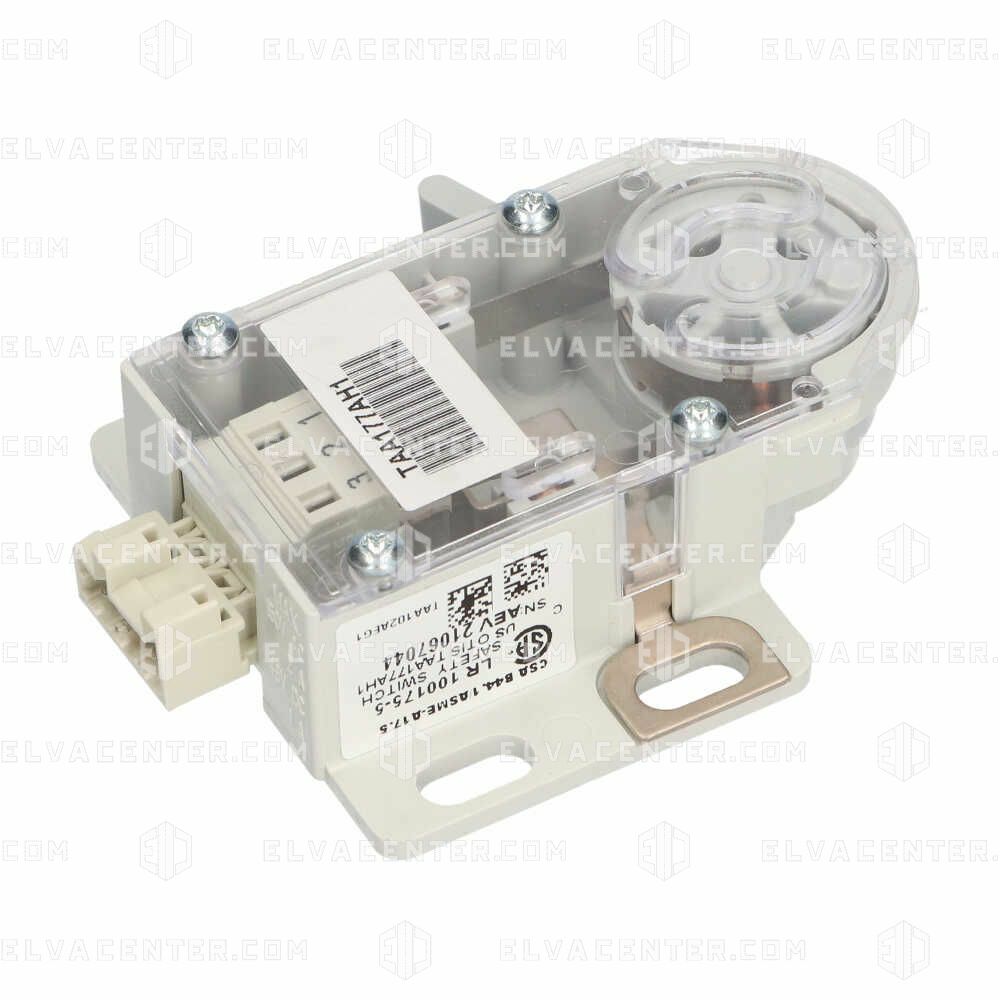 OTIS, Contact voor snelheidsbegrenzer en terugzendwiel links