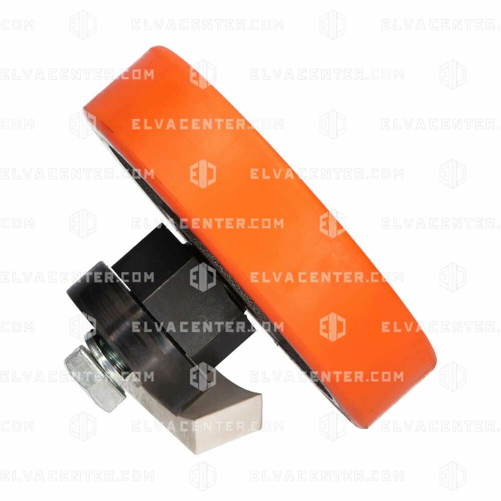 CD Lifts, Excentrisch wiel Vulkolan d=148 (Ø150) with pivot A=80