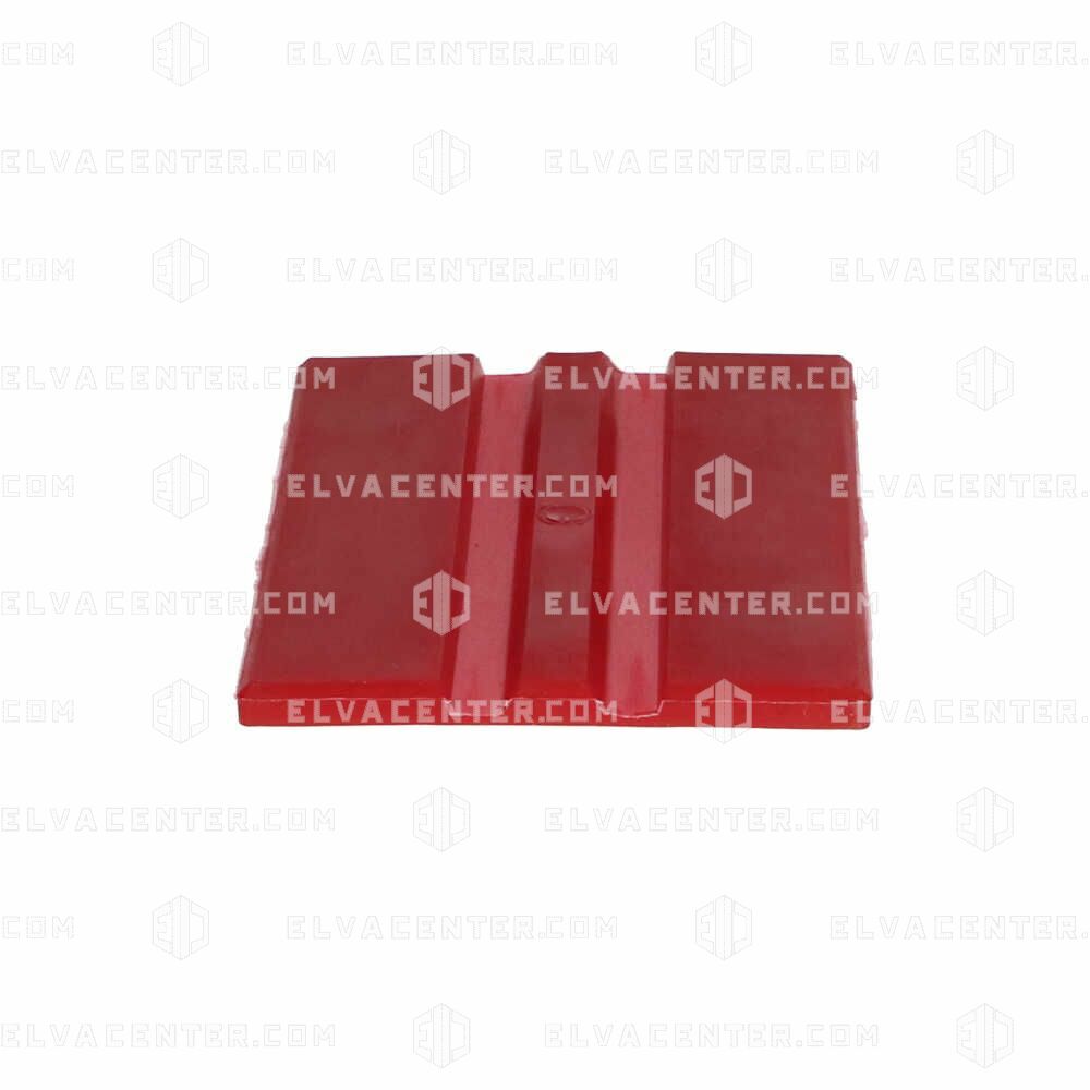 ACLA, leidslof: FSF-9-K INSERT ACLATHAN KH RED 100x20x30 mm – groove 9,5