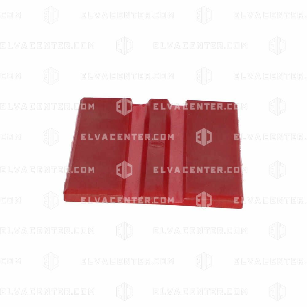 ACLA, leidslof: FSF-9-K INSERT ACLATHAN KH RED 100x20x30 mm – groove 9,5
