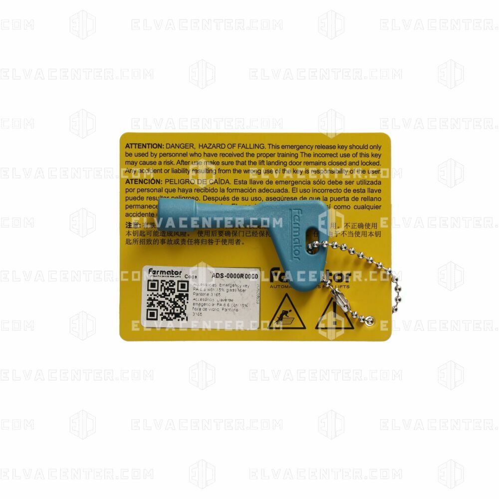 Fermator, Unlocking key - triangle - plastic - OEM Fermator - all types ...