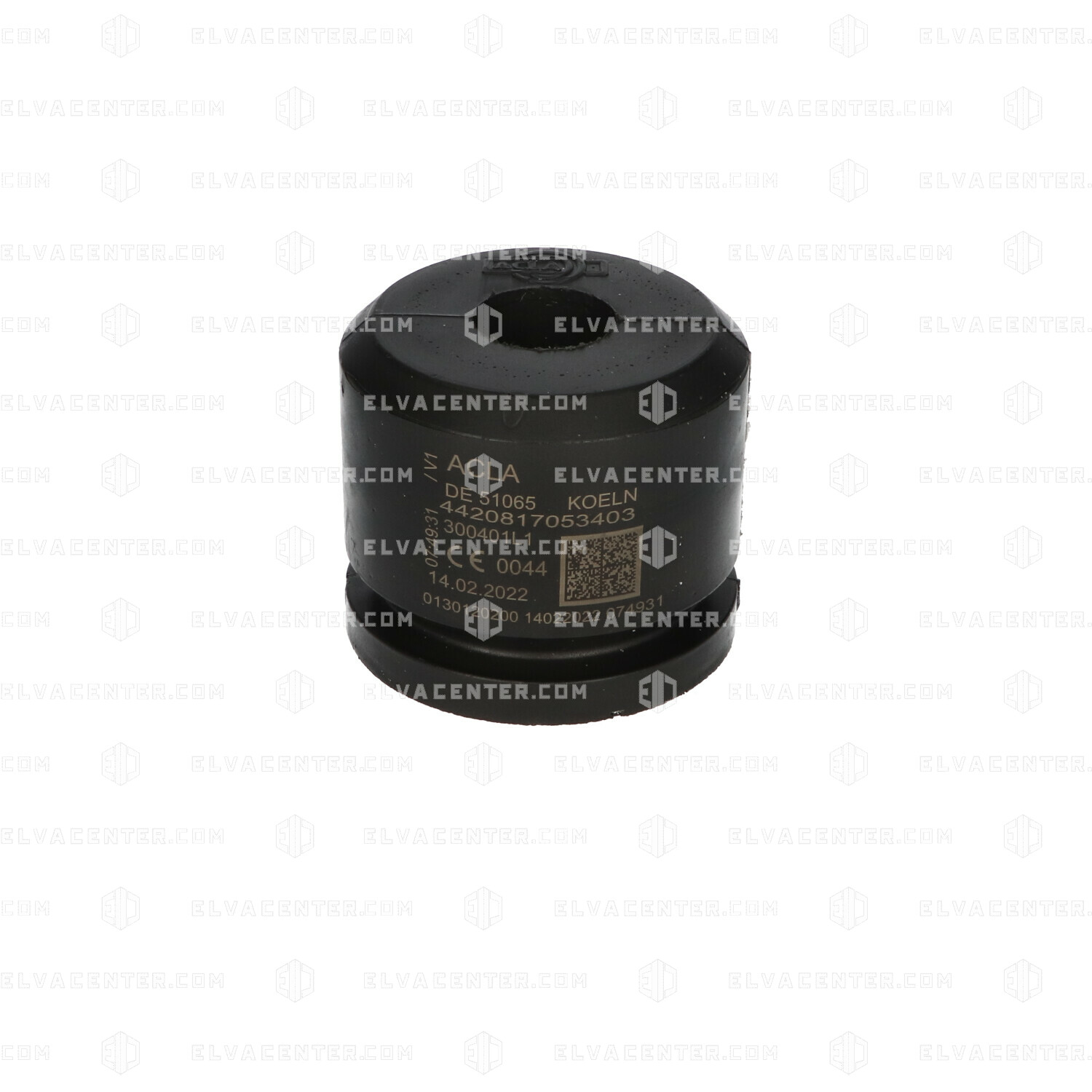 ACLA, Buffer of AUTAN HE- TYPE A - Ø100/36 x 80/85 mm - round steel plate - EN 81-20/50