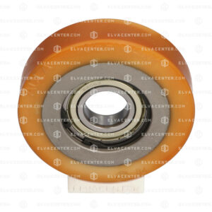 ACLA, Caster: ACLAN roller with steel bush - Ø120/30 x 30 mm + 1 x BEARING 6206 ZZ
