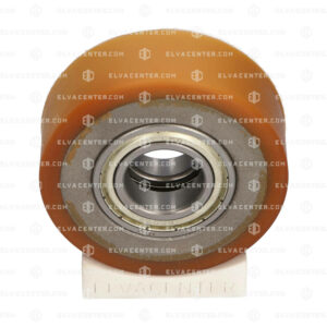 ACLA, Caster: Roller of ACLATHAN / VULKOLLAN - Ø80/25 x 30 mm - 2x 6005-ZZ + SPACER