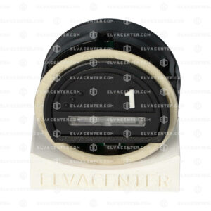 Cea, full push button ARCO 24 Vdc - yellow LED - engraving