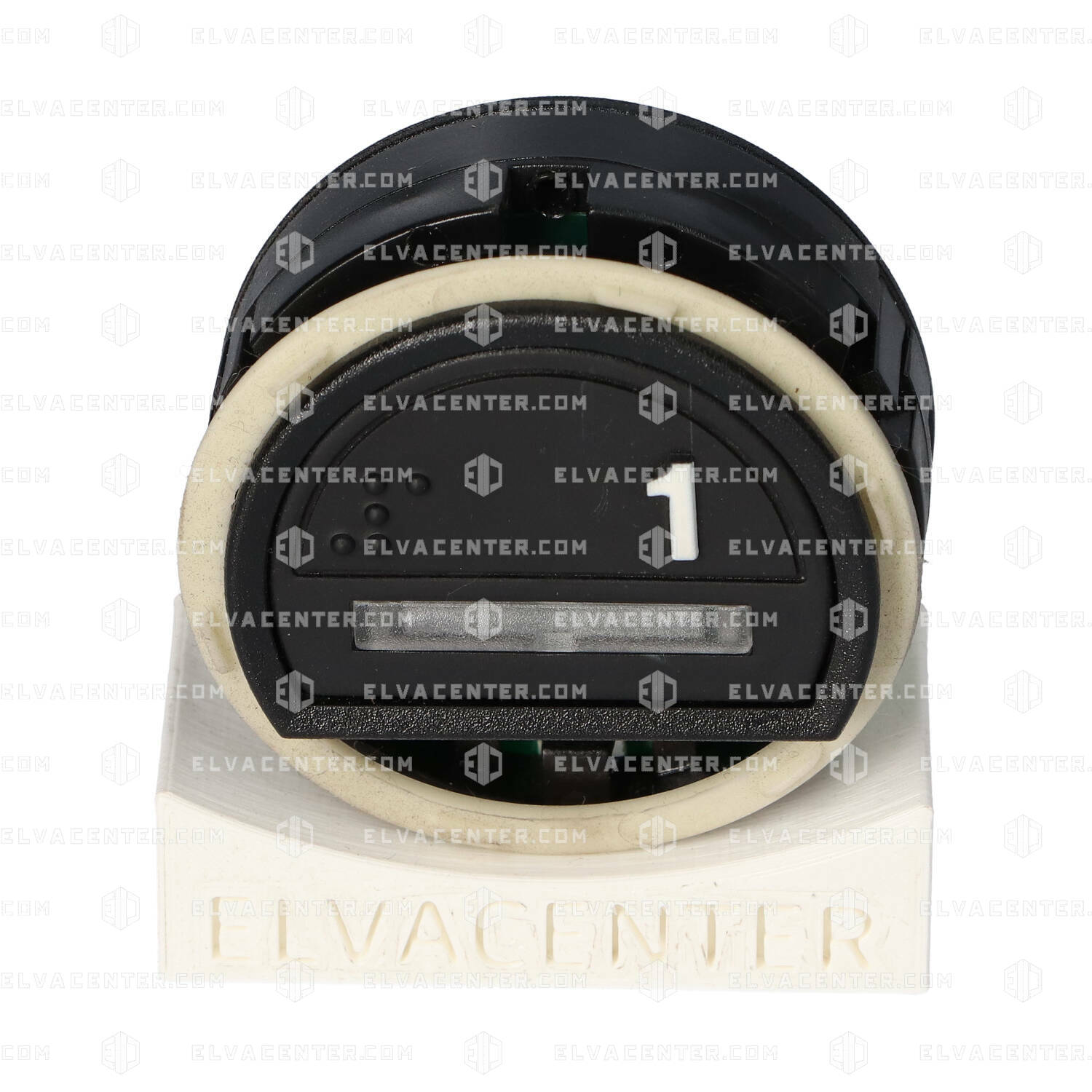 Cea, full push button ARCO 24 Vdc - yellow LED - engraving