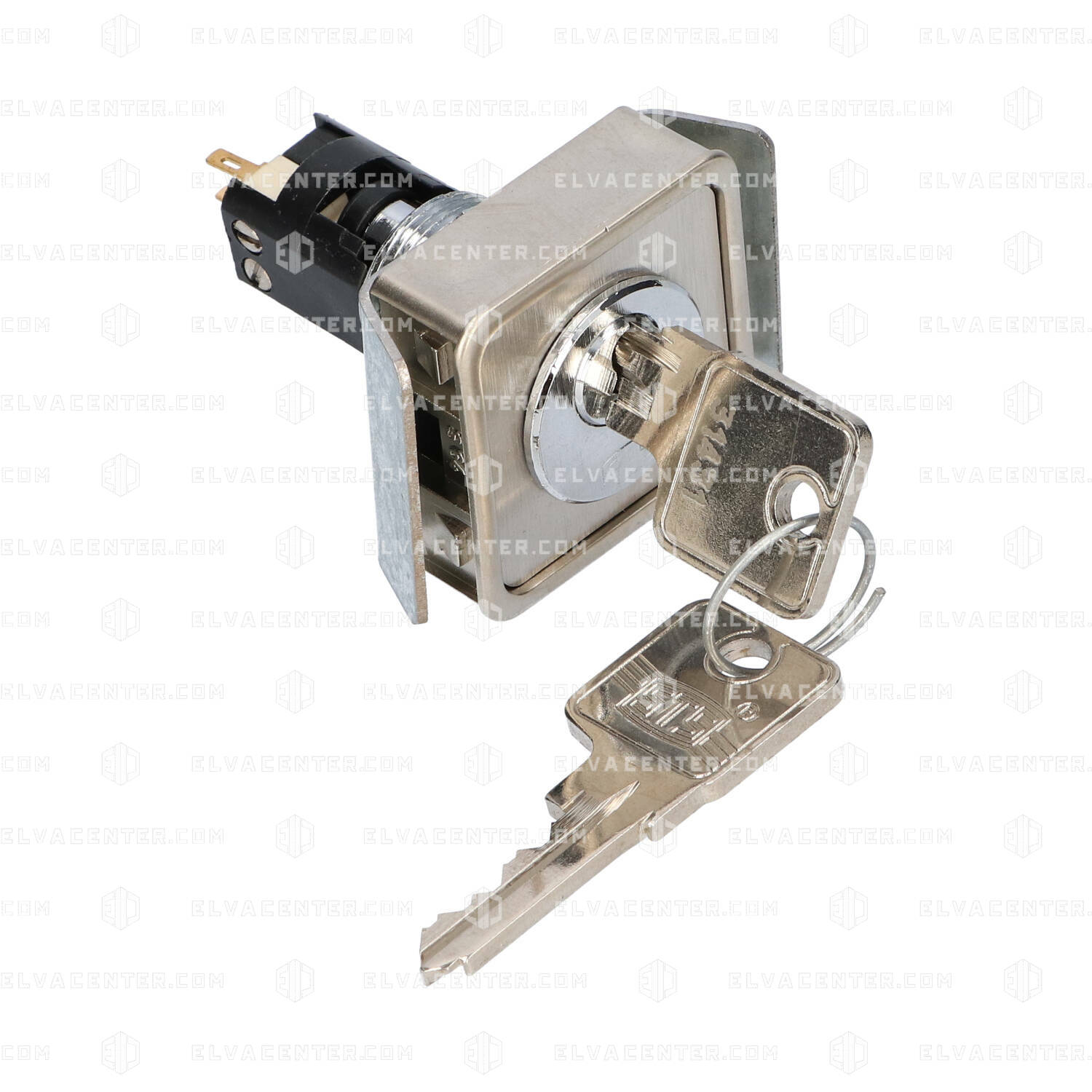 Elmi, Yale: NO+NC - 2pos. - key 2pos. - without spring