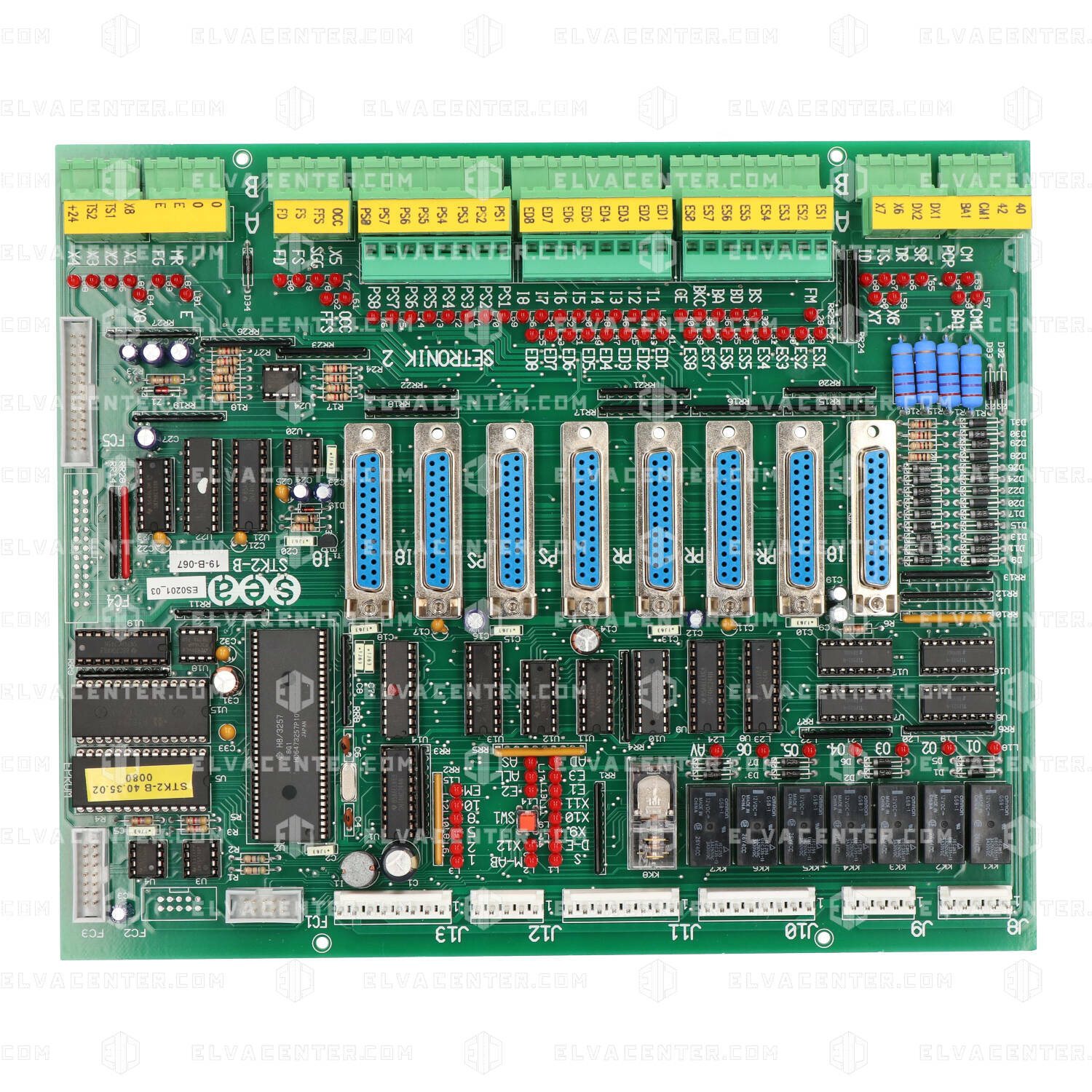 SEA, STK2-B moederbord (basisprint Setronik2 1-8stops) - exclusief hulpkaarten