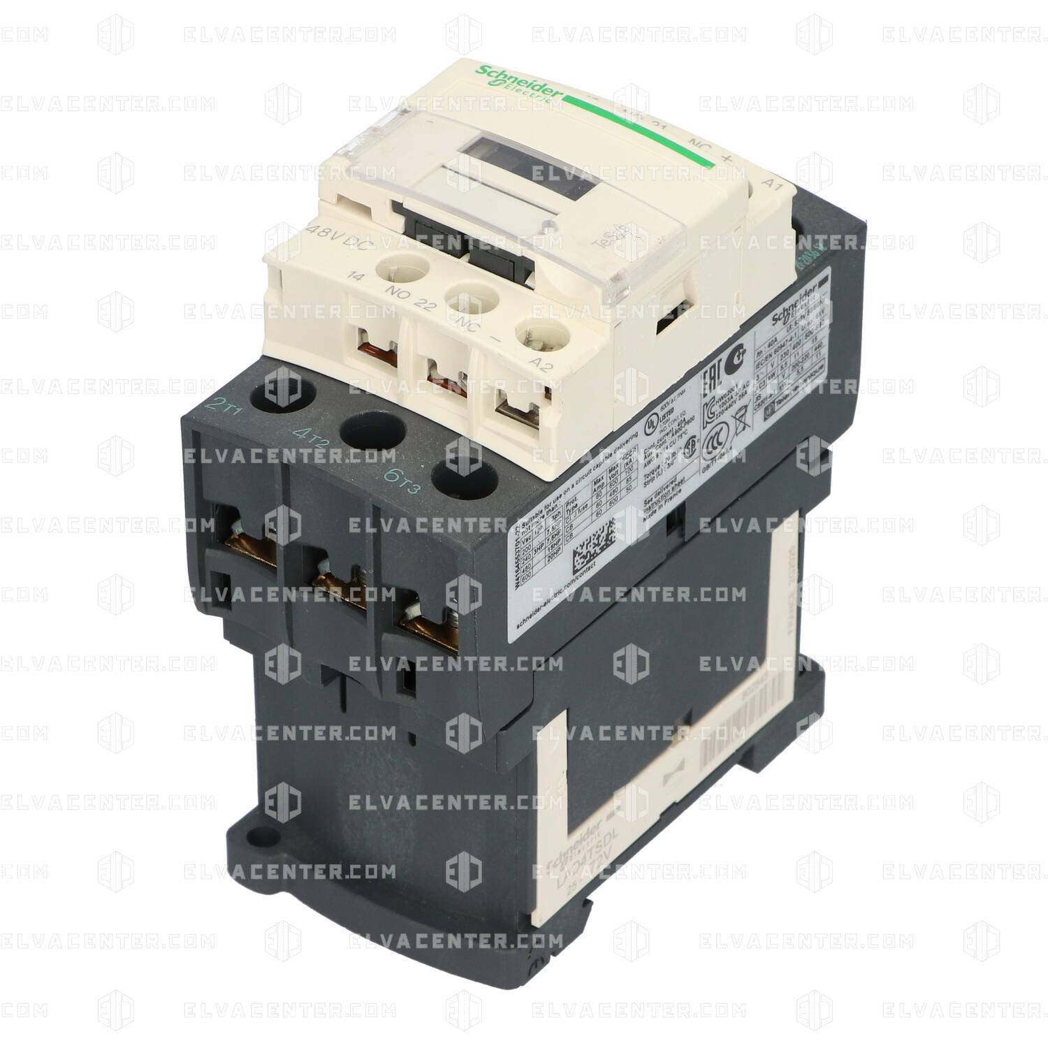 Schneider, Contactor Télémécanique: LC1D25ED - spoelspanning 48 Vdc - 25 A