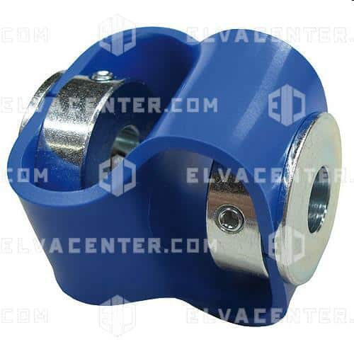 063916 - Universele encoder toebehoren: flex koppeling - oranje - 6 mm / 6 mm