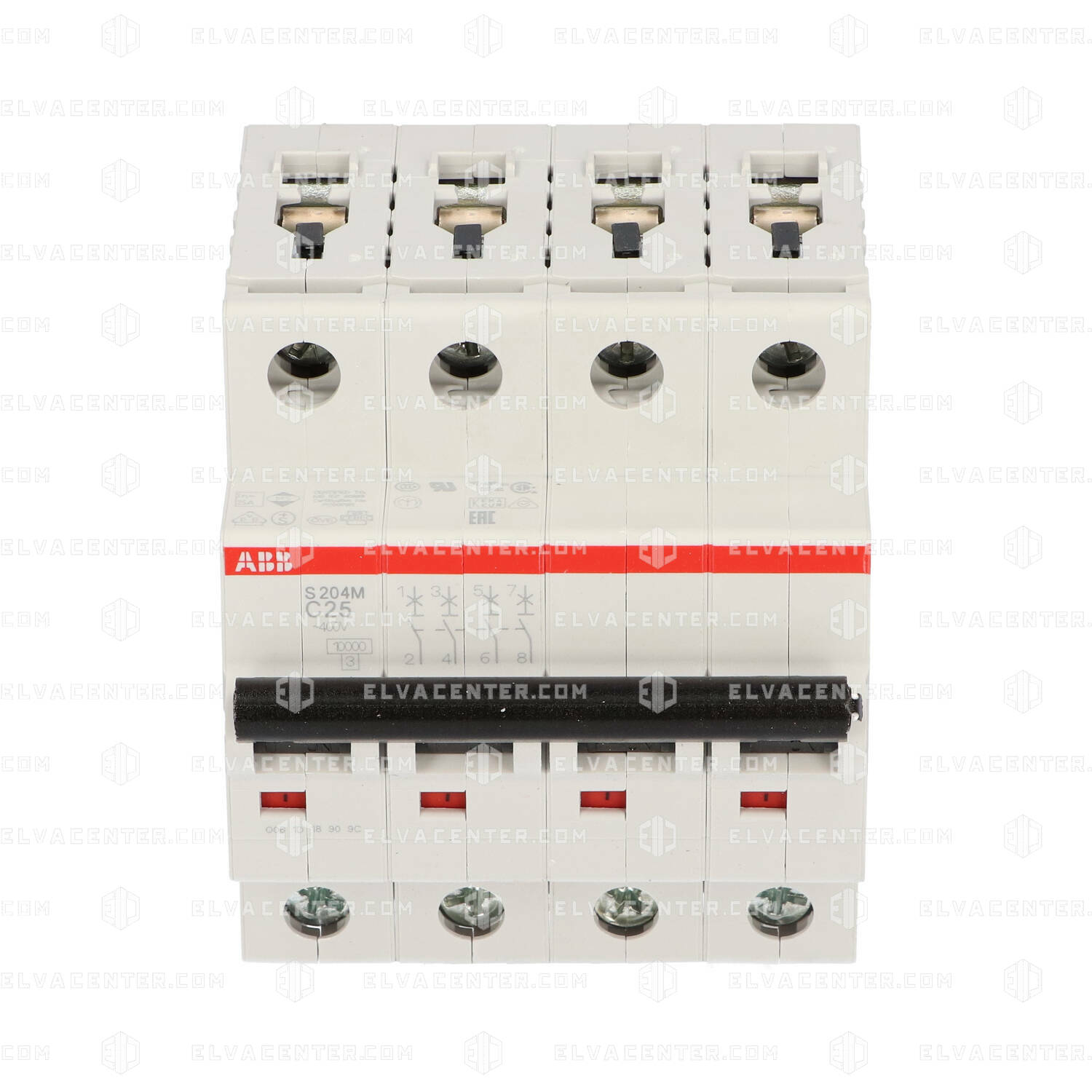 ABB, CIRCUIT BREAKER S200M 10KA, 4P, CCURVE, 25A Shop Elvacenter