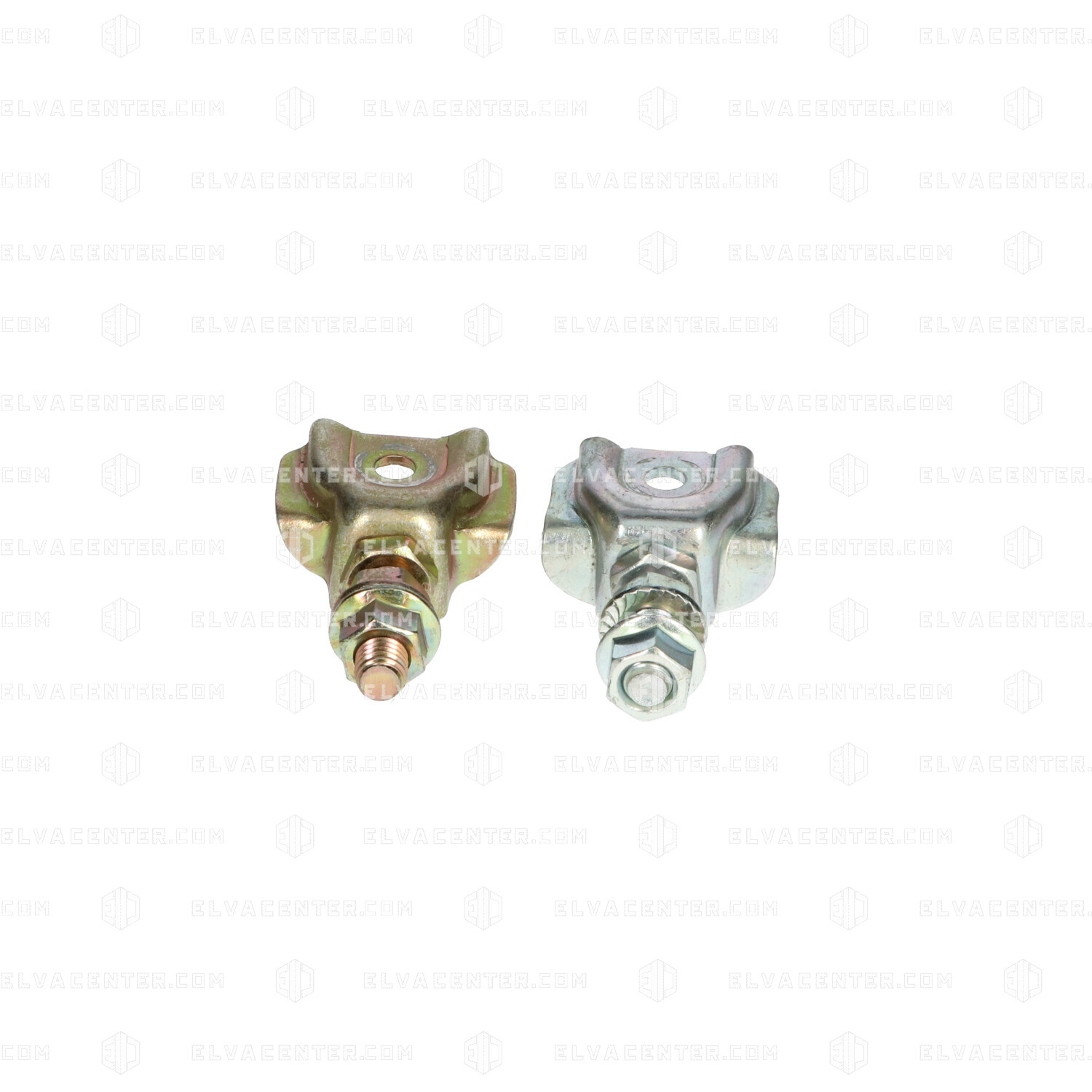 Fermator, Tür Tür 40/10 und 50/11 - Aufhängewinkel - L = 60 mm (37 mm Gewinde) - je 2 Stück