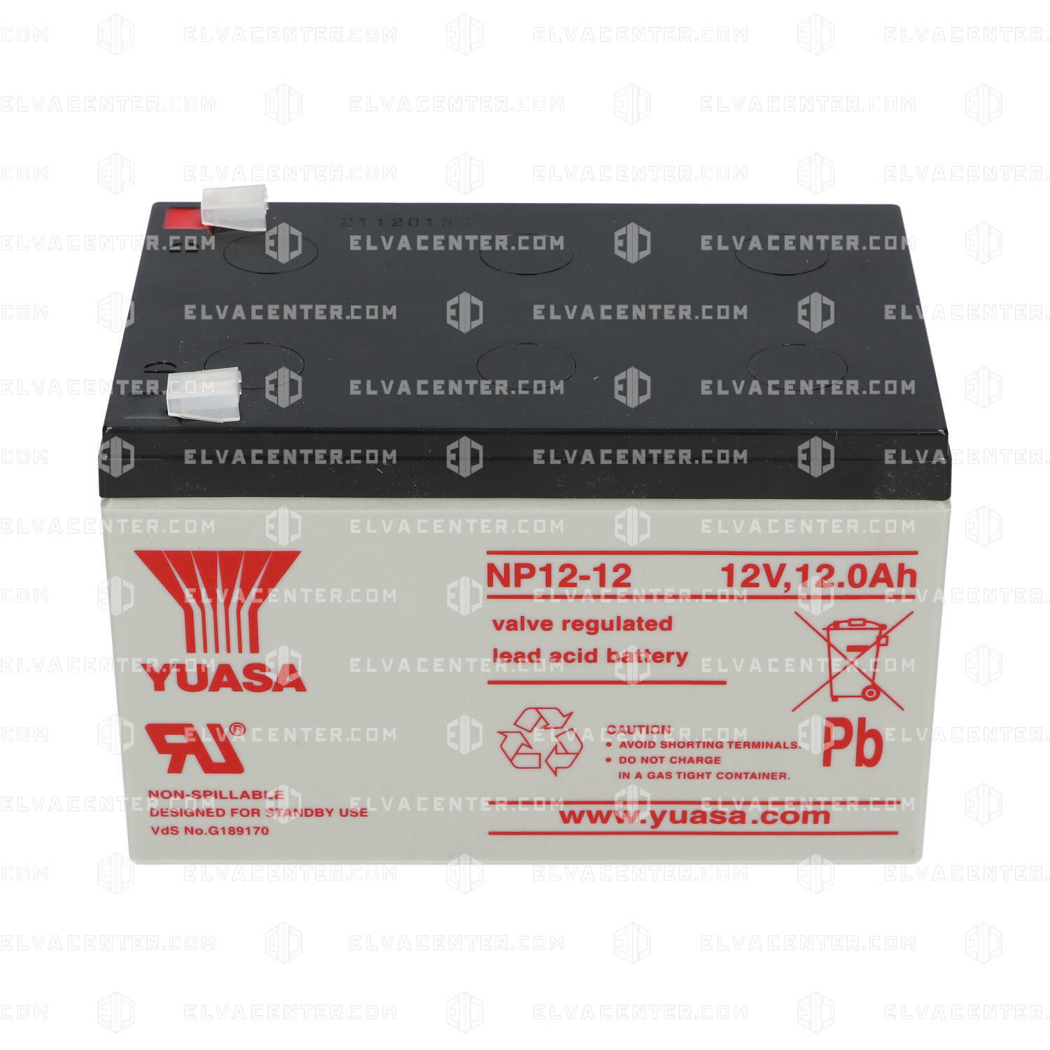 Yuasa, Battery - 12V / 12 Ah - Lead Acid