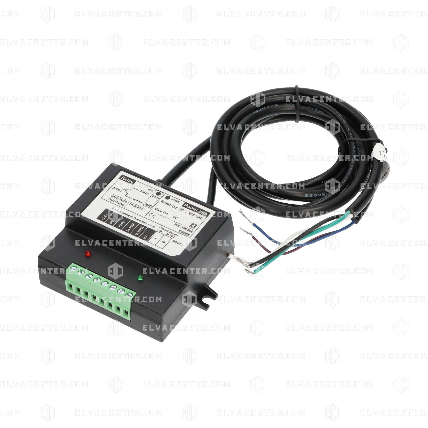 Cedes Power Line Converter Voeding 85 265vac In 24vdc Out Met Relais Uitgang Ir 8561