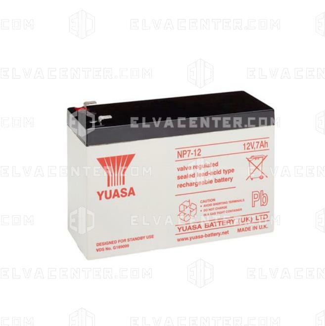 Yuasa, Battery - 12V / 7 Ah - Lead Acid