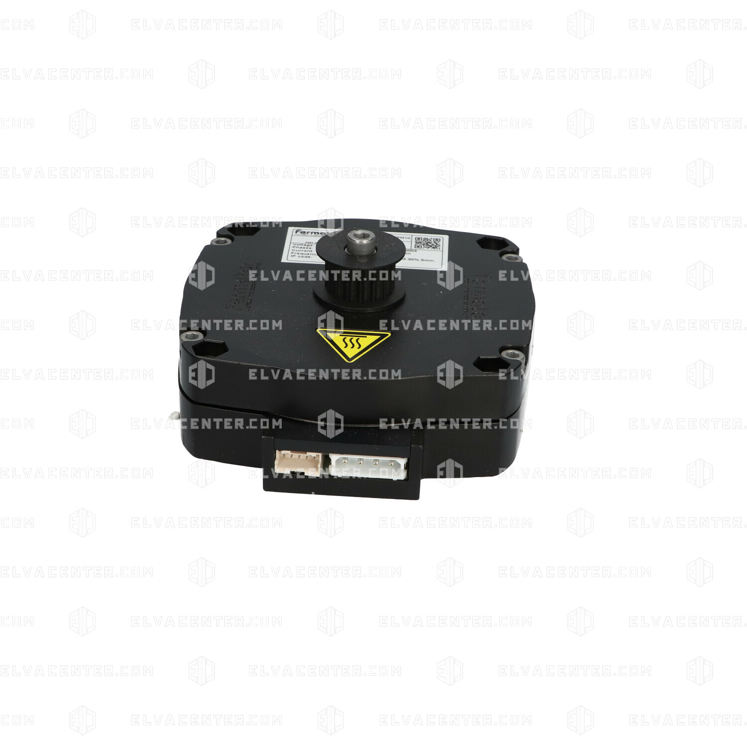 Fermator, VVVF5 gemonteerde motor met encoder 125/40, 220V ( plat model ) -standaard HTD riem pulley