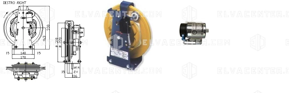 PFB, Snelheidsbegrenzer: R6R - SX/Links - Vn 060-066 - Vi 082 - met AB 230vac