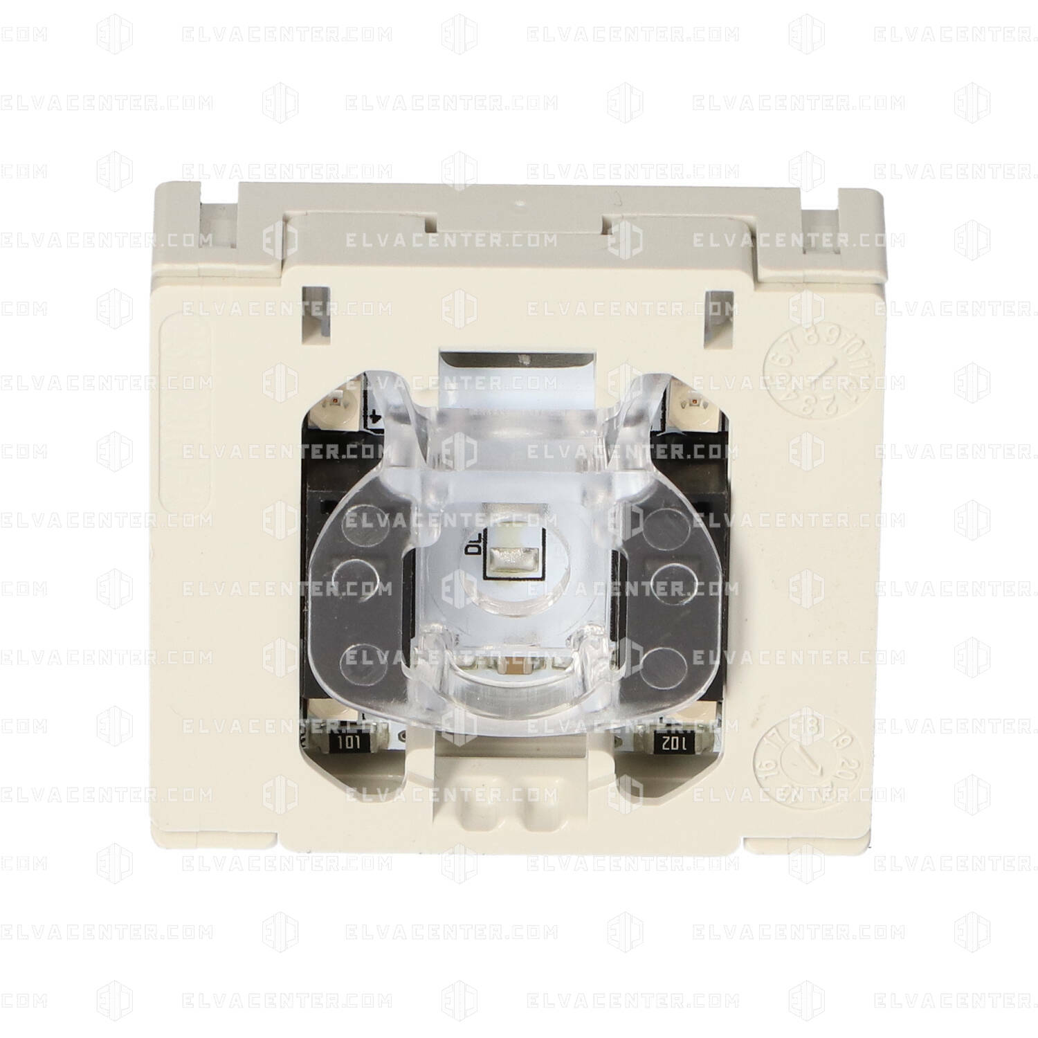 DMG, série DARDO : élément de contact - 1 micro-interrupteur - LED rouge 24 V