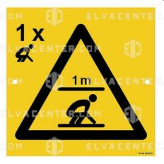 050376 - Schild Schutzraum hockend 1P