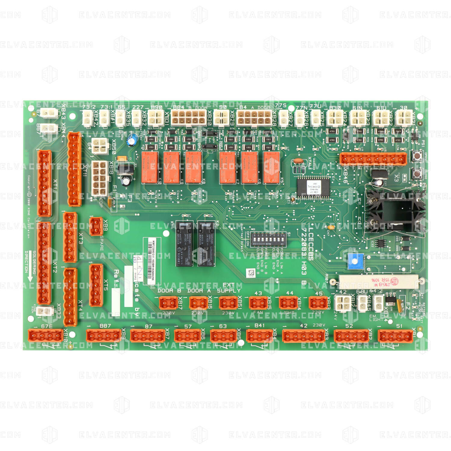 KONE, PCB - LCECCBS ASSEMBLY - In Car connection box - KM722080G11