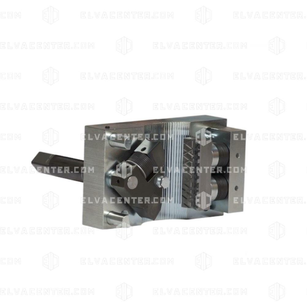 Vangset (compleet) voor ronde geleiders - Double action - stang buiten kooidraagraam - PC14RU