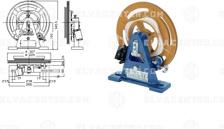 PFB, Snelheidsbegrenzer: R1 links D300 Vn 0,88-0,97 Vi 1.21 m/sec