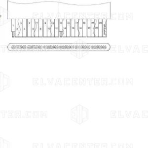 Zweefkabel 20 x 1mm²  type H05VVH6-F op haspel