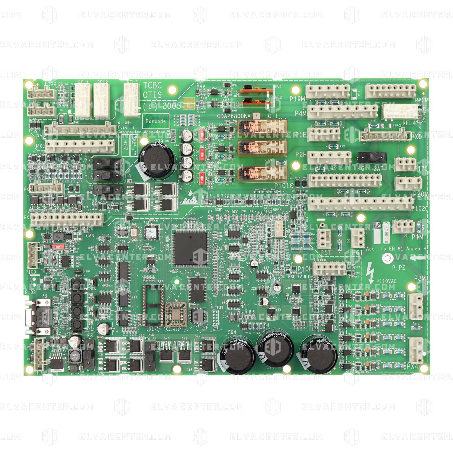 OTIS, PCB - Traction control met CAN - 49Kw - GDA 26800KA1 - Shop 