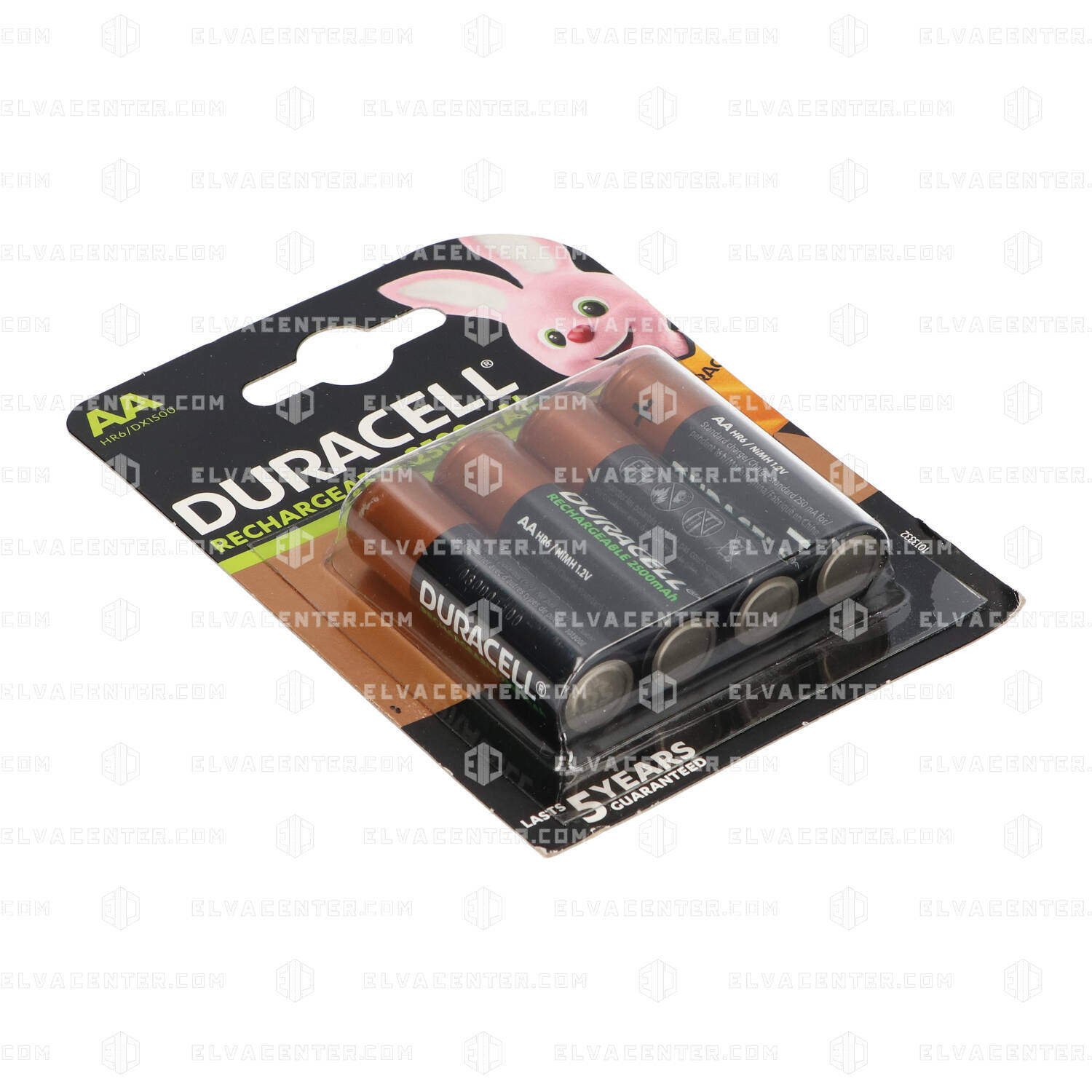 Duracell, AA battery - 2000 MAH - Rechargeable - (BLISTER 4 PIECES)