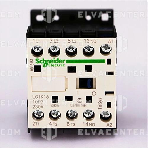 Schneider, LC1K16 - CONTACTOR - 3P - 16 A - COIL 230 V AC