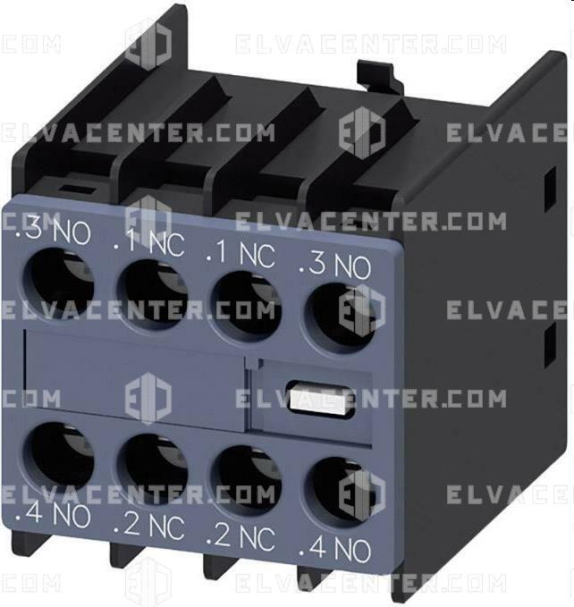 Siemens, hulpcontact - 2NO + 2NC - Frontaal