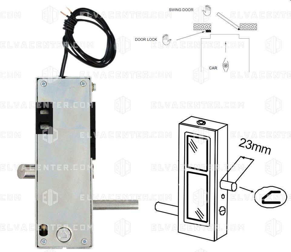 OTIS, Lock - 9538B SPSPO - Left