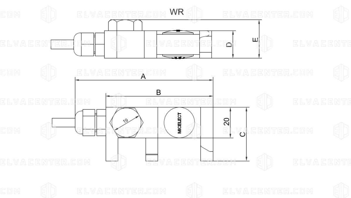 Micelect, individuele sensor WR - 6.5 mm