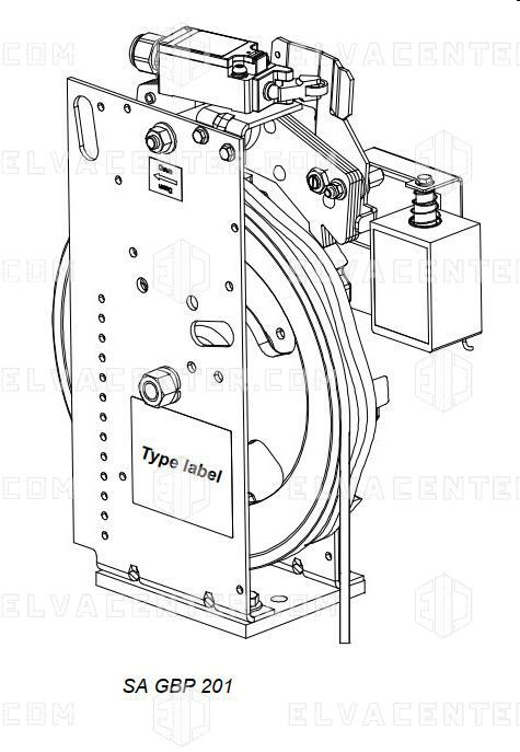 Snelheidsbegrenzer SA GBP201,  Vn=1.0, Va=1,4m/s