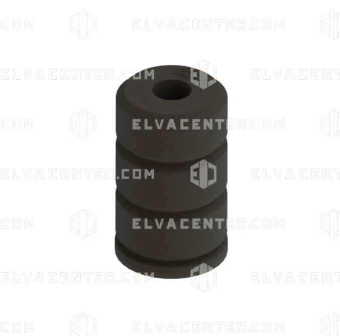 ACLA, Autan buffer type A  Ø101x163mm met ronde voetplaat