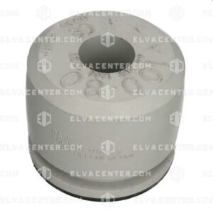 ETN, Buffer, A12, Ø 125 x 80 mm met ronde stalen plaat, norm EN 81-20/50