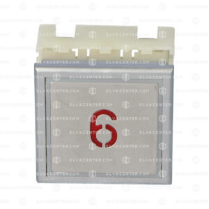 ThyssenKrupp, drukknop step classic red - 6