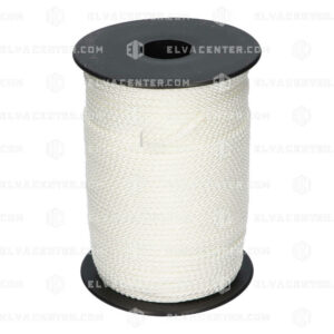 Polyester braided rope 3 mm (white) - 100M