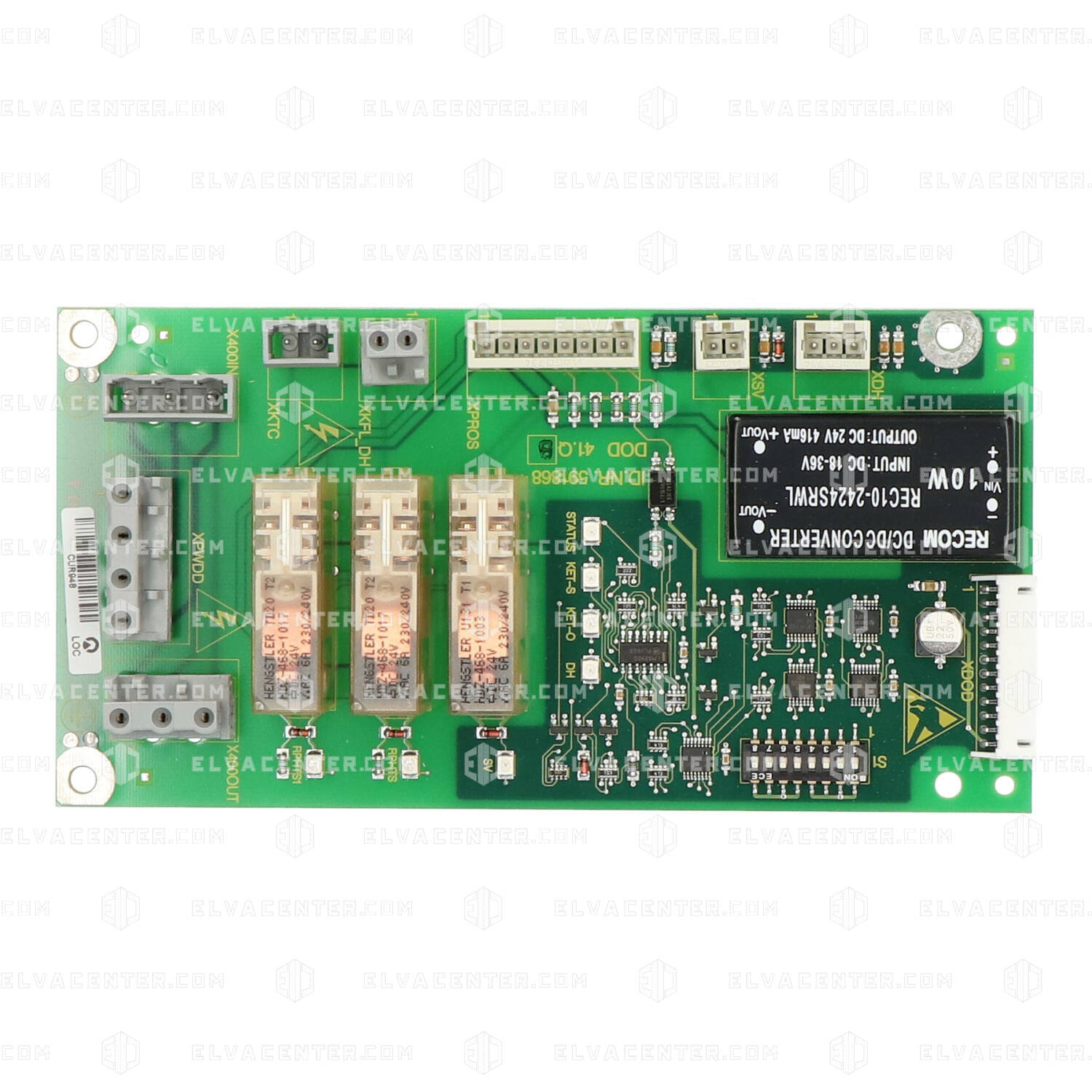 PC BOARD, RPCB, 22.Q, 24VDC