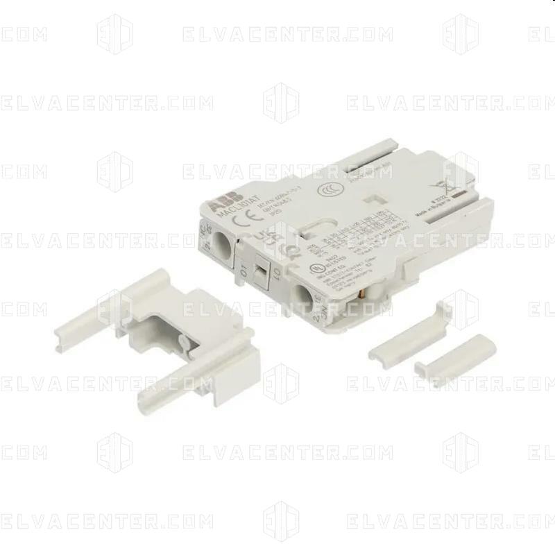 ABB, HULPCONTACTBLOK MACL 1NG 10A V