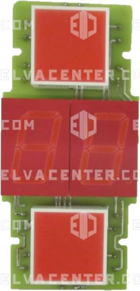 KONE, Display 7-segment - vertical - 24 V