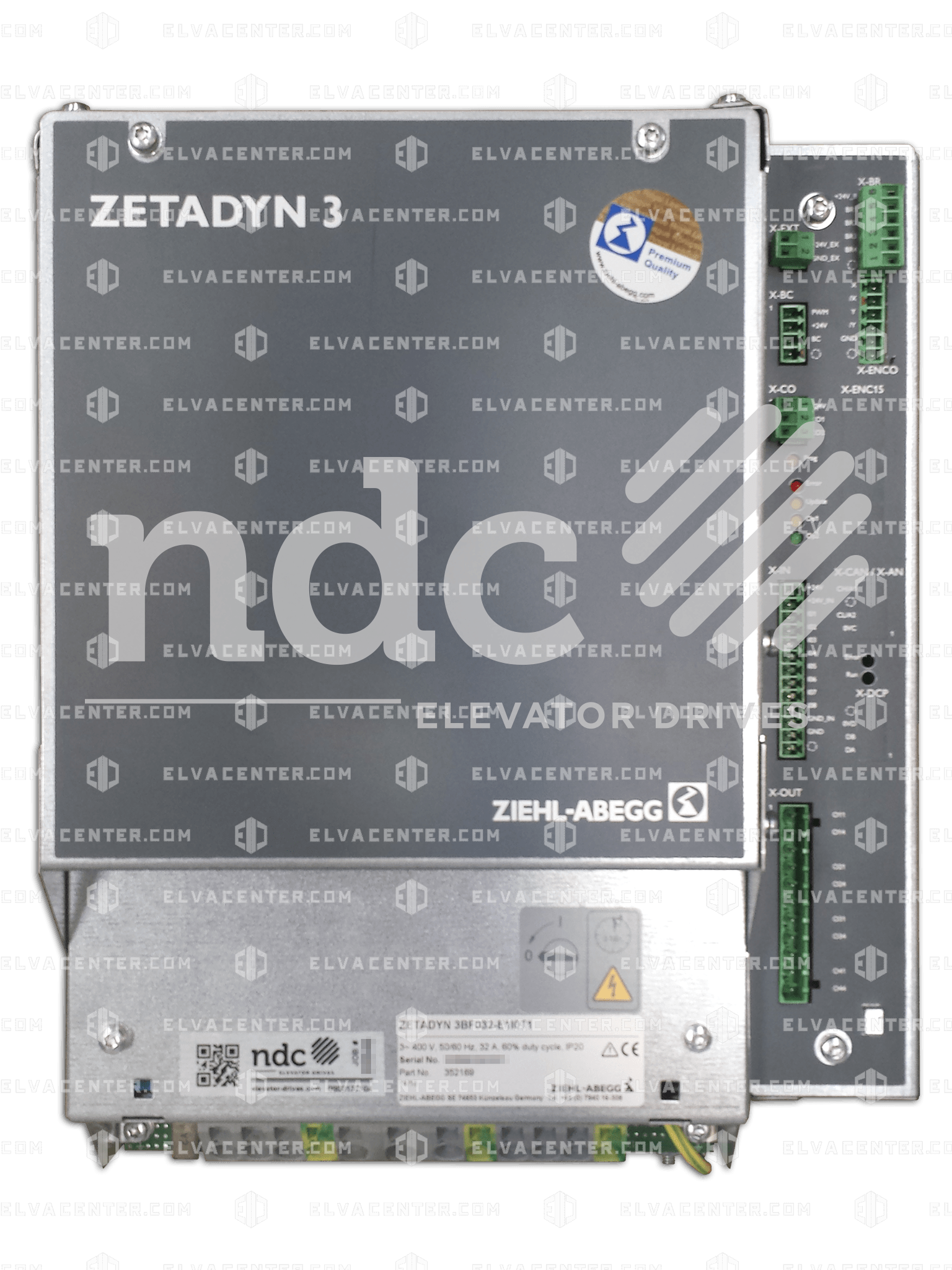 ZIEHL-ABEGG, Repair - frequenzumrichtern Zetadyn 3 - 3BF032-E2I0T0