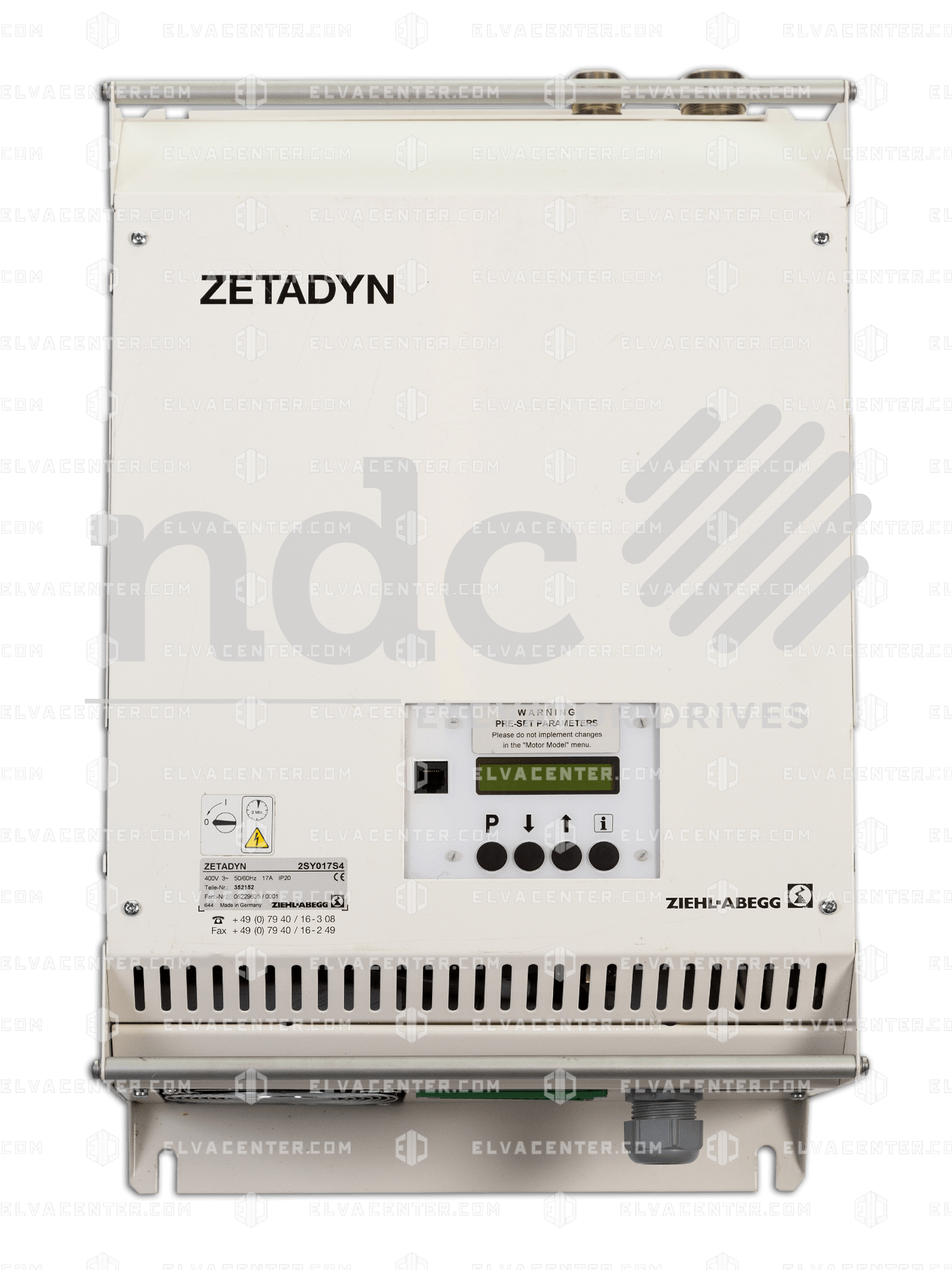 ZIEHL-ABEGG, Exchange - variateur de fréquence 2SY - 2SY013S4