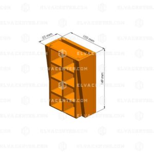 008007 - Suspension de câbles plats 17x90