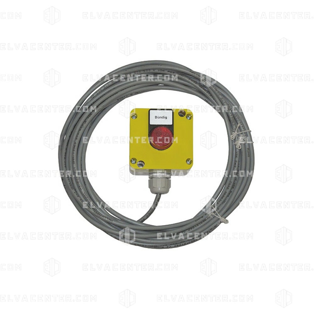 052309 - Flush indicator 24V green 10m