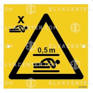 050368 - Panneau Espaces de sécurité - personne allongée xP